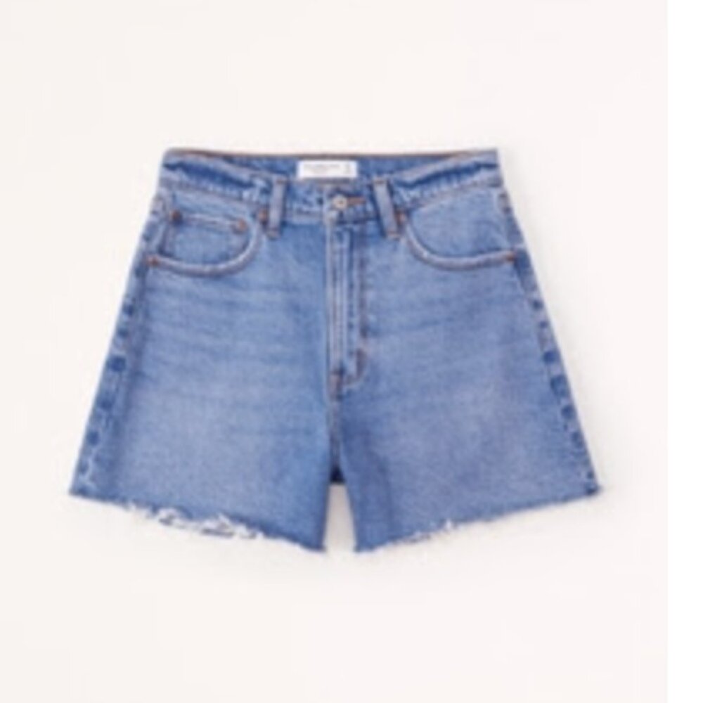 Abercrombie | Curve-Love High-Rise Dad Short